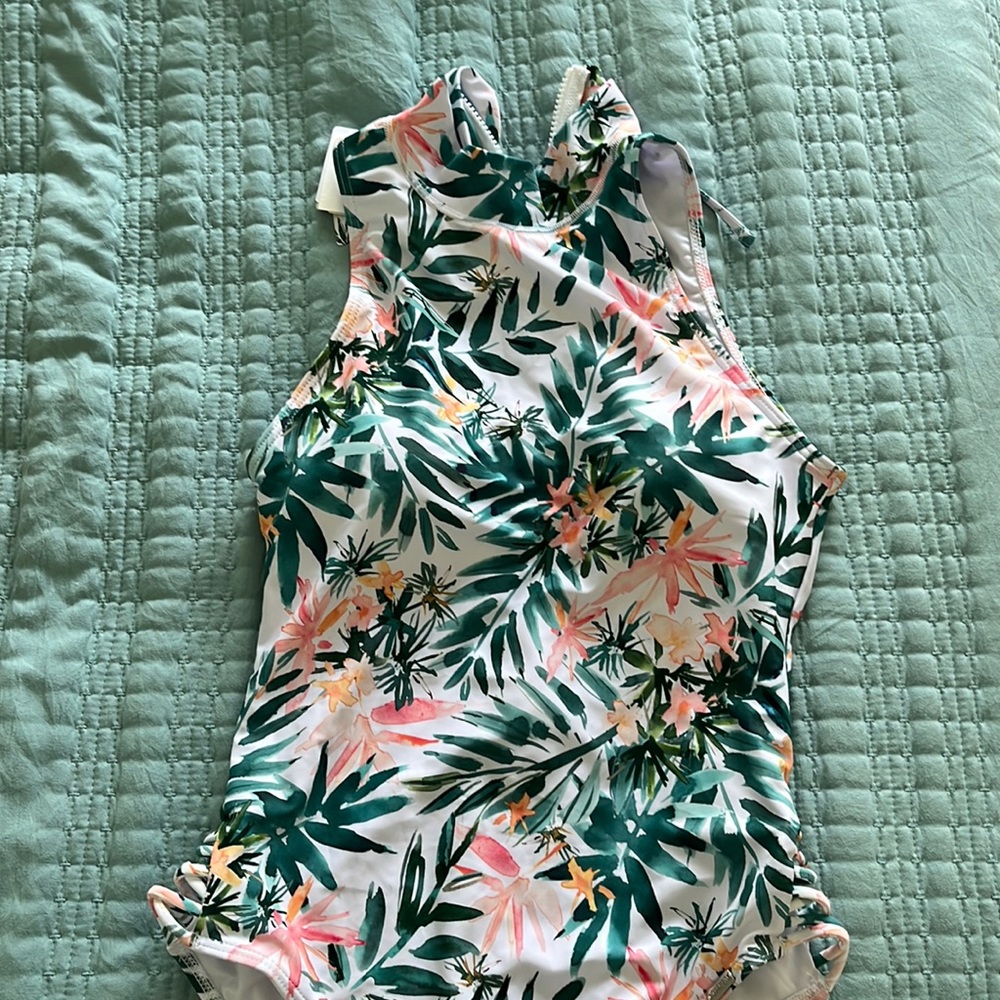 high neck one piece swimsuit